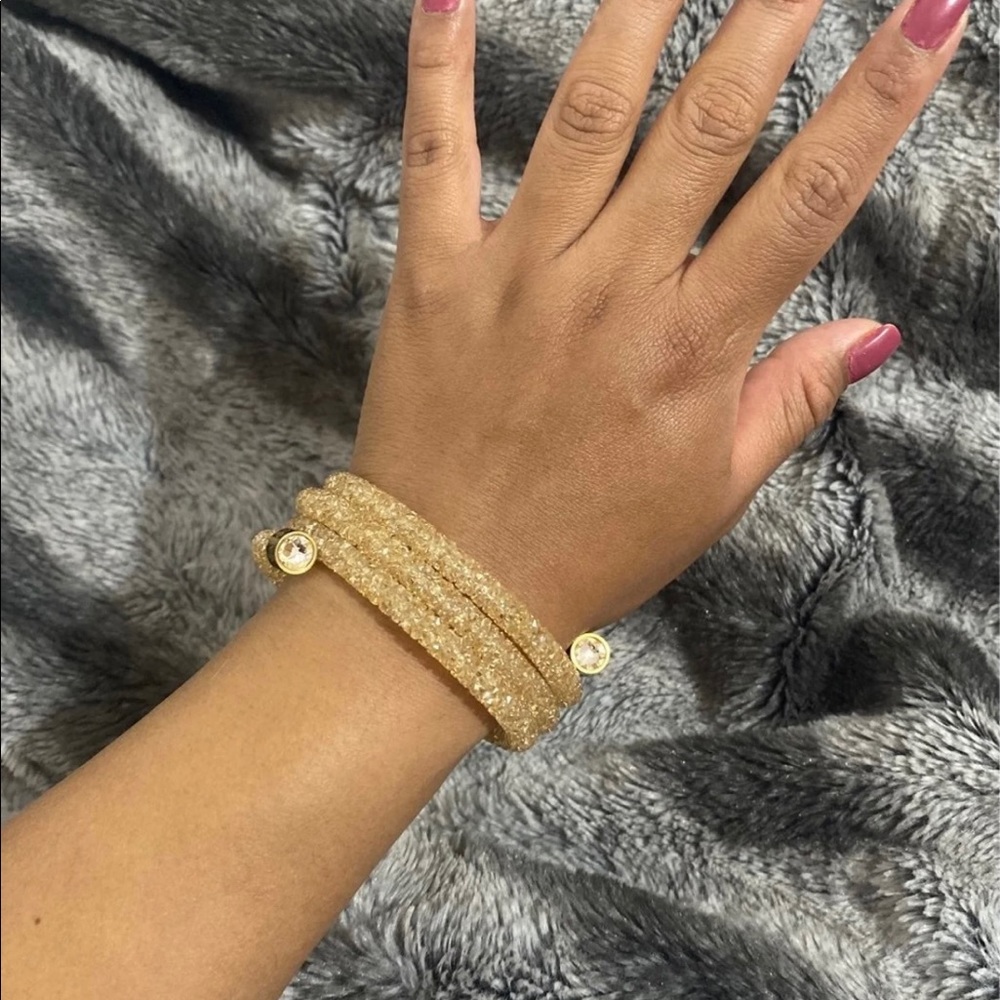 Gold crystaldust Swarovski bracelet